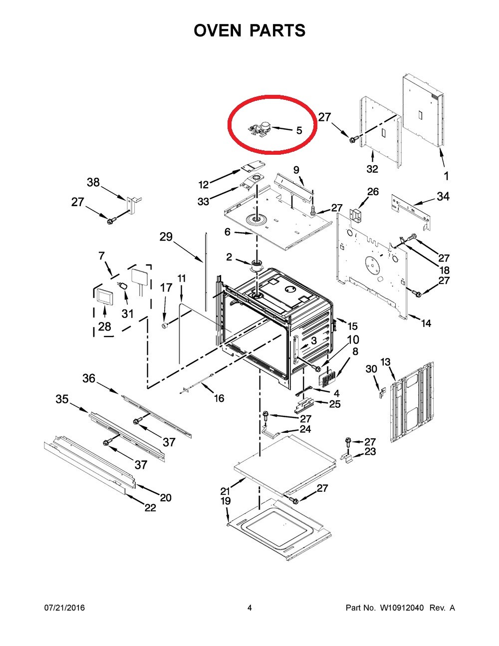 Genuine WHIRLPOOL BuiltIn Oven, Door Latch W10618131 eBay