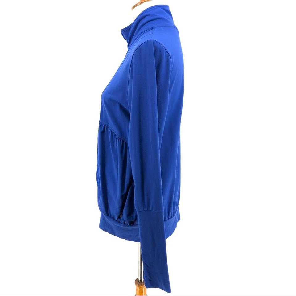 Lucy Cobalt Blue Full Zip Front Jacket sz L - Image 3 of 4