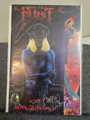 Faust Act #9 - SIGNED by Quinn- Vigil North Star Comics Vintage Adult Reading