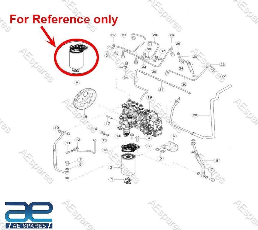 Fuel Filter Assembly For Mahindra Tractor Part No.006034348U1 S2u eBay