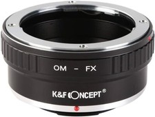 Lens Mount Adapter for Olympus Zuiko OM Mount Lens to Fujifilm Fuji X FX Cameras