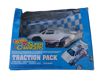 Super Changers Lamborghini Vintage Auto Fahrzeug Hot Wheels Mattel 1989 NEU OVP