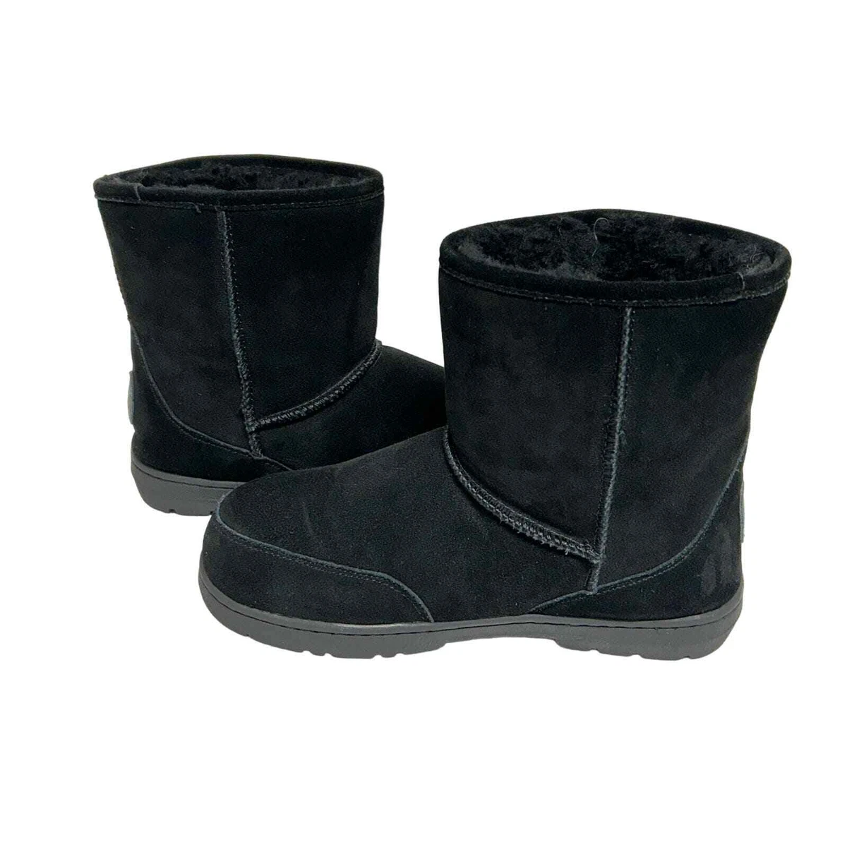 BEARPAW Patriot Men s Suede Boots Wool Sheepskin Lining Size 11
