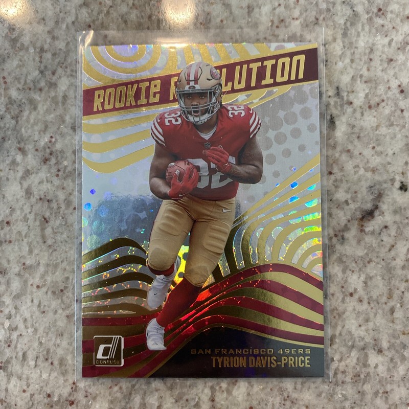 2022 Panini Donruss REV-25 Tyrion Davis Price Rookie Revolution 49ers RC