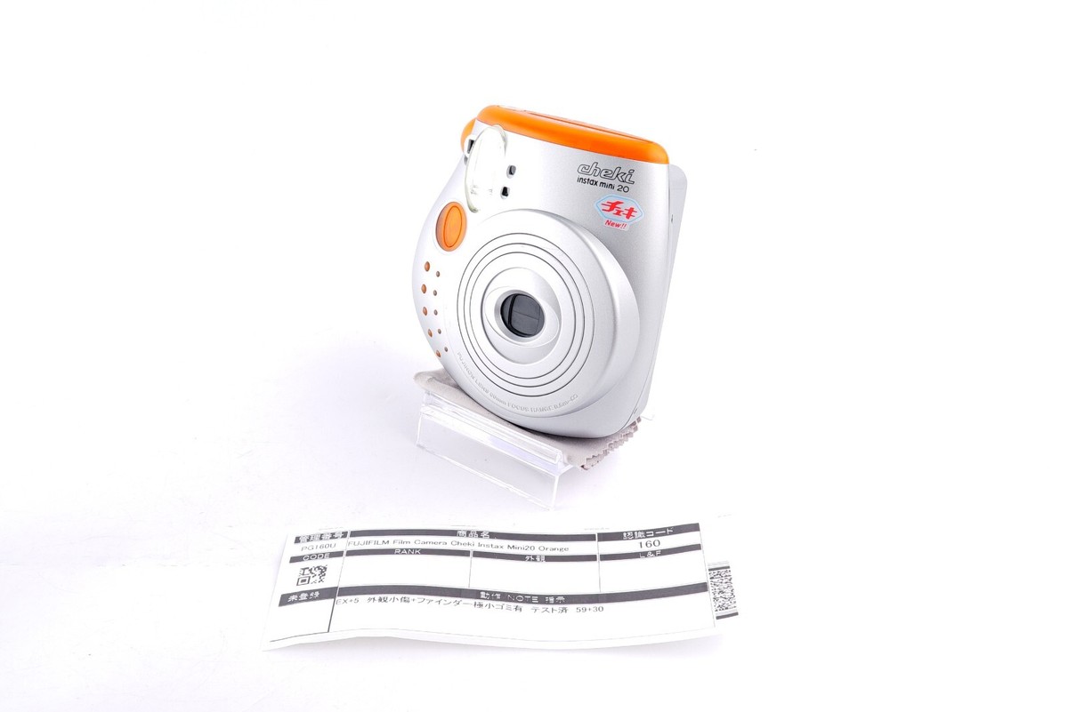 EX+++++ FUJIFILM cheki instax mini 20 Orange Instant Film