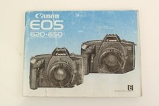 Genuine Canon EOS 620 / 650 Film Camera English Instruction Manual
