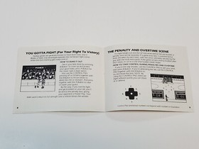 Blades of Steel Authentic Original NES Nintendo Manual Only *