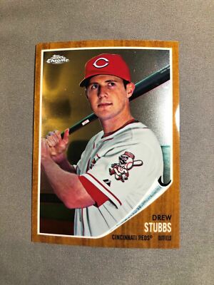 2011 Chrome Heritage DREW STUBBS 213/1962 Cincinnati Reds *MR30