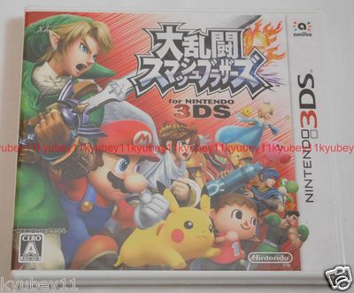 New Super Smash Bros. for Nintendo 3DS Japan Japanese CTR-P-AXCJ