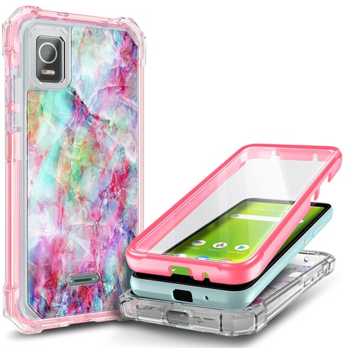 For TCL 30z / 30 LE Case Full Body Phone Cover w/ Built-In Screen Protector - Picture 9 of 38