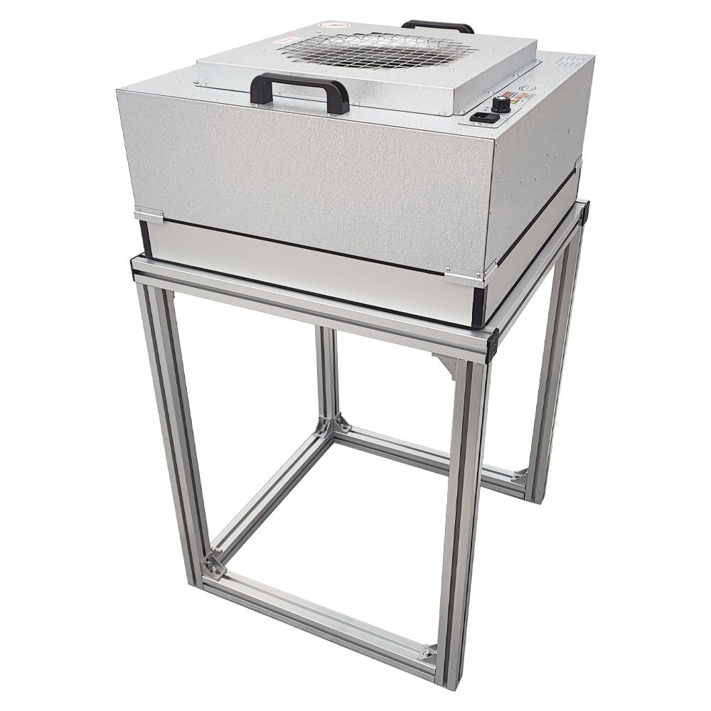 23.6×23.6in Vertical Laminar Flow Hood Air Flow Clean Bench 99.99%HEPA Filter US