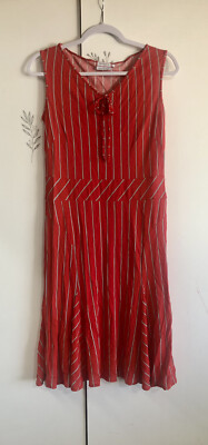 Max &Co Dress Fit & Flare a Line Sleeveless  dress large Knee Length
