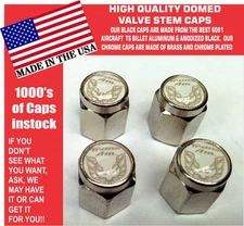 Chrome Trans Am TransAm Formula Firebird Gold/White Valve Stem Caps  Nice Unique