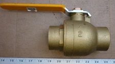 2" S-1002 Legend Valve Forged Brass Full Port Ball Valve 150 WSP 600 CWP