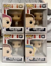 Funko Pop Sports Soccer USWNT Julie Ertz ,Carli Lloyd,Megan Rapinoe, Alex Morgan