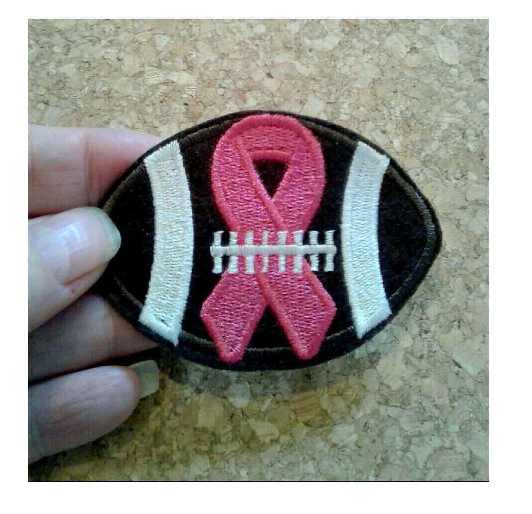 Breast Cancer Football Awareness Pin Brooch - Hope - Support - T