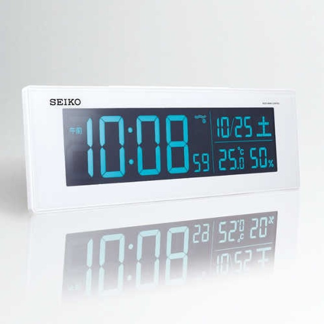 SEIKO DL305W Color LCD Digital Alarm Clock Series C3 WH From Japan with