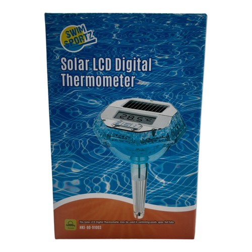 Solar LCD Digital Pool Spa Thermometer Floating With Light Show Swim Sportz - Bild 5 von 10