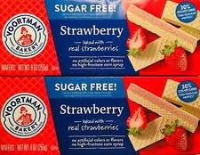 Voortman Sugar Strawberry Wafer Cookies 9 Oz For Sale Online Ebay