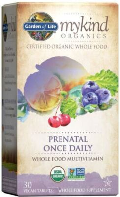 Garden of Life MyKind Organics Prenatal, 30 Vegan Tablets, Exp.7/25 - #172