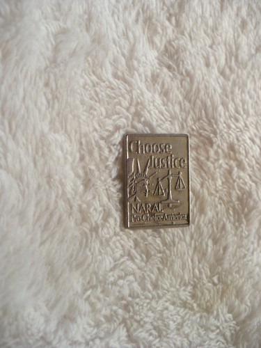 PC- ELEGIR JUSTICIA NARAL PRO CHOICE AMERICA PIN #29814 (¡COMO NUEVO!!!! - Imagen 4 de 8