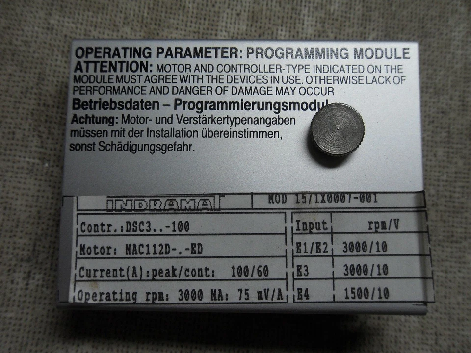 Indramat 15/1X0007-001 Personality Module - Image 3 of 4