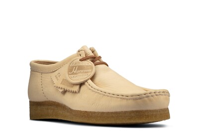 Clarks Mens Wallabee NATURAL 26160783 | eBay