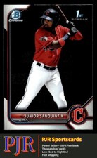 2022 Bowman #BCP-80 Junior Sanquintin  Chrome Prospects Cleveland Guardians