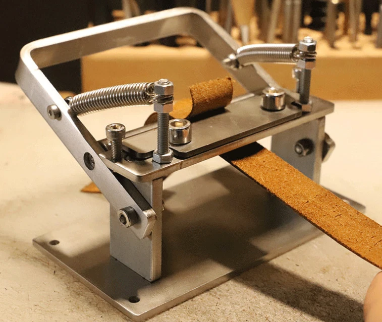 DIY Stainless Steel Leather Craft Thinning Machine Manual Cutting Peeler Tool