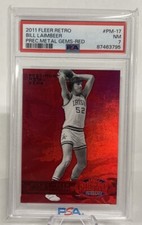 Bill Laimbeer 2011 PSA 7 Retro Universe Precious Metal Gems Red /150 PMG Pistons