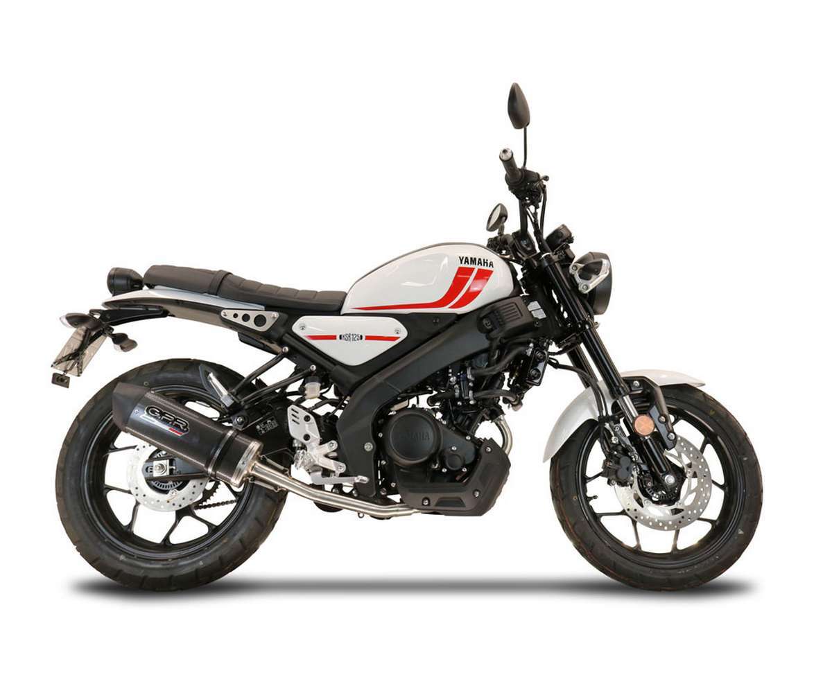 Full System Exhaust GPR Furore Evo4 Poppy Approved Yamaha XSR 125 2021 2023
