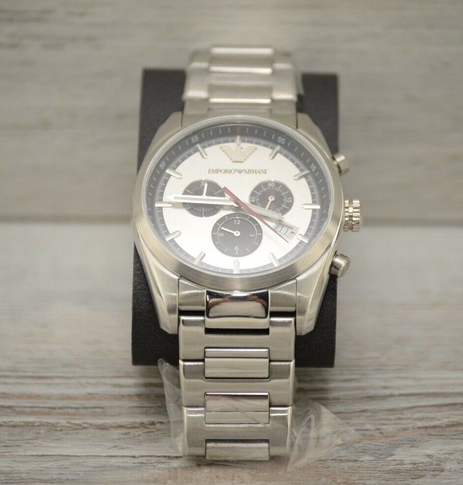 Emporio Armani AR6007 Sportivo Silver Dial Stainless Emporio Armani AR6007 Sportivo Silver Dial Stainless
