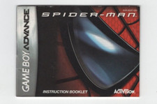 Spider-Man for Nintendo Game Boy Advance GBA - MANUAL ONLY