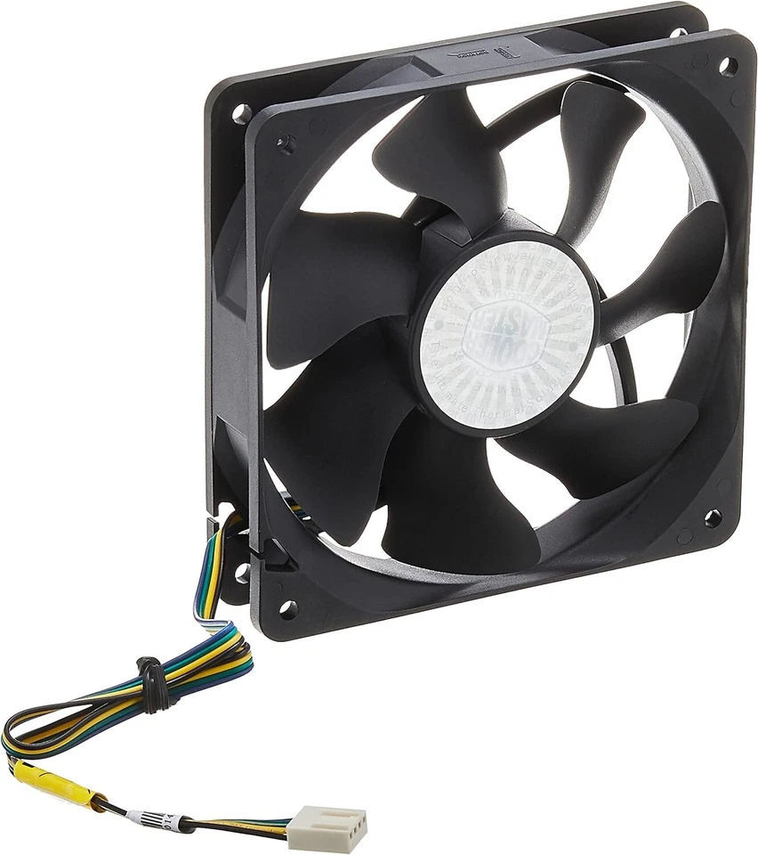 Cooler Master Blade Master 120 120mm 2000RPM PWM Black PC Case 4-Pin Fan 76.8CFM - Image 2 of 4