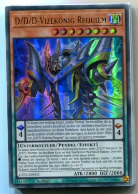Yu-GI-OH D/D/D Vizekönig Requiem Ultra Rare GFP2-DE002