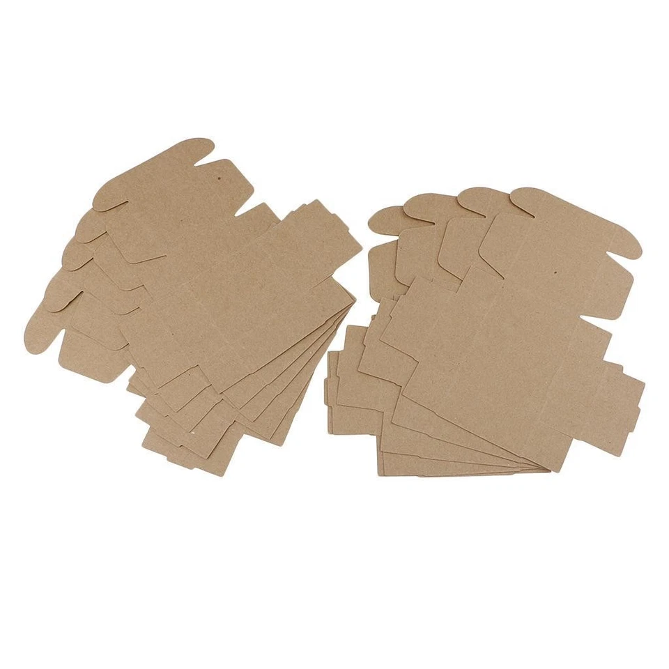 Mini Folding Kraft Paper Box Handmade Candle Soap Sweets - Image 4 of 4