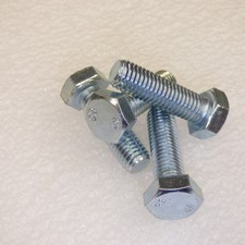 Sechskantschrauben DIN 933 verzinkt 8.8 M10 M12 Maschinenschrauben ISO 4017