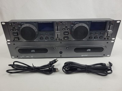Gemini CDX2250 Dual 2U CD/Mp3 Mobile Player Tested Works Great