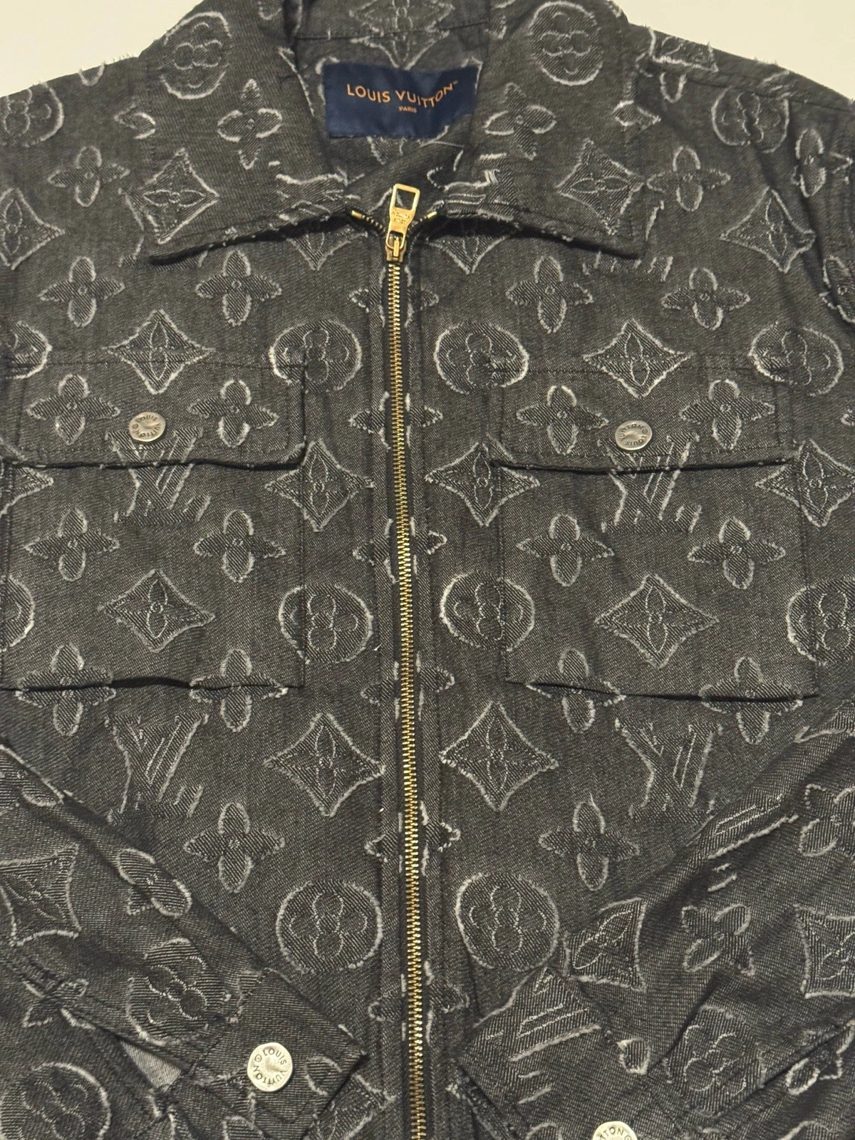 LOUIS VUITTON（LV） Giacca uomo Louis Vuitton con zip in rilievo