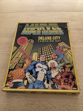 Marvel Super Heroes Deluxe City Campaign TSR 1989 Near Complete with Maps