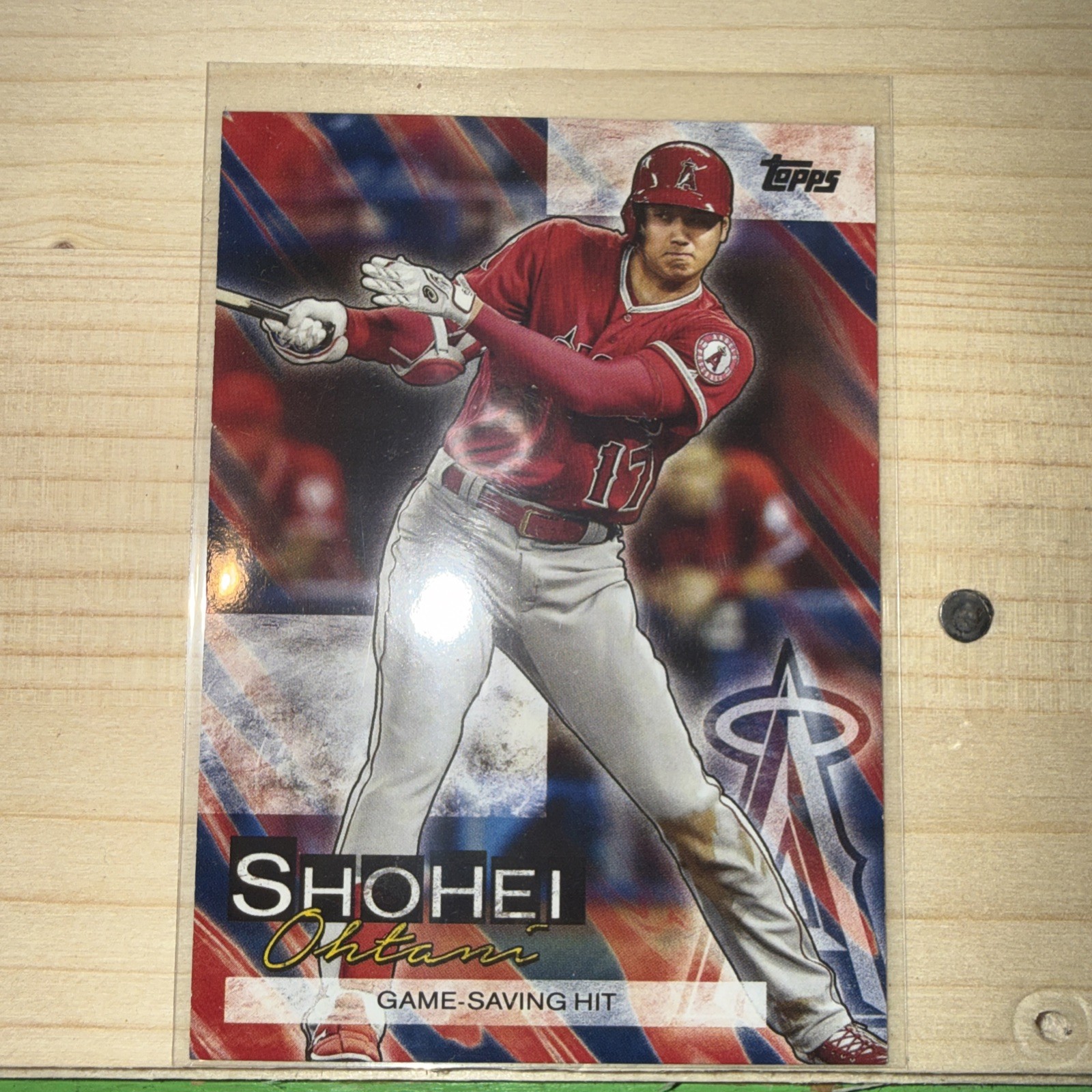 Topps 2019 Update Series Shohei Ohtani Game-Saving Hit SO-9 Los Angeles Angels