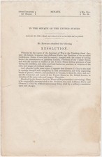 Howard: In the Senate, January 16, 1866. Doc. no. 39., Jefferson Davis. Treason.