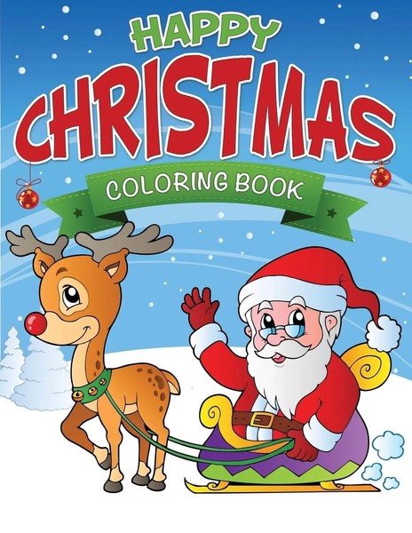 Speedy Publishing LLC | Happy Christmas Coloring Book | Taschenbuch | Englisch-image