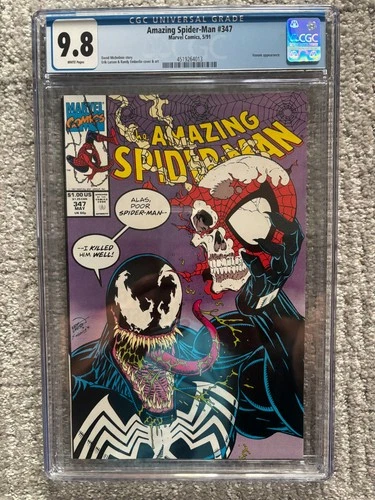 Amazing Spider-Man #347, Venom cover (1991) CGC 9.8