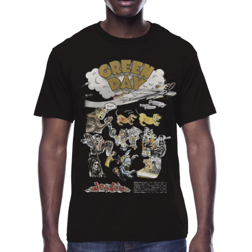 T-shirt maglietta uomo Green Day Dookie album grafica prezzo ebay