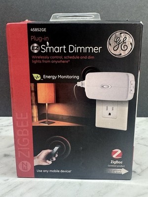 GE Zigbee Plug-In Dimmer 2 Outlet Lighting Control White 45852GE Echo Compatible