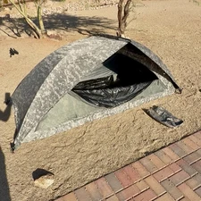 US Military Combat Shelter System - One Person ACU Digital Tent Made in USA -12