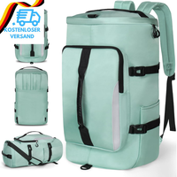 45L Sporttasche Damen Herren, Groß Reisetasche Mit Schuhfach Und Nassfach Travel