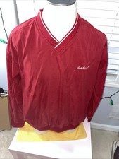 Eddie Bauer EBTEK Golf Pullover Men s Size Large Red