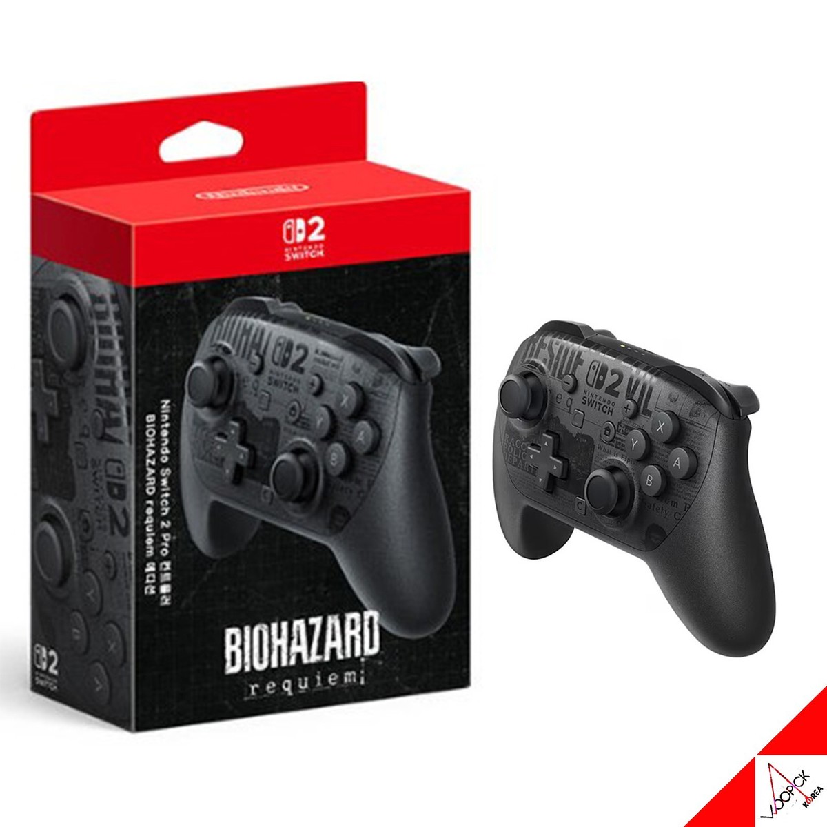 Nintendo Switch 2 Pro Controller Resident Evil Biohazard 9 Requiem